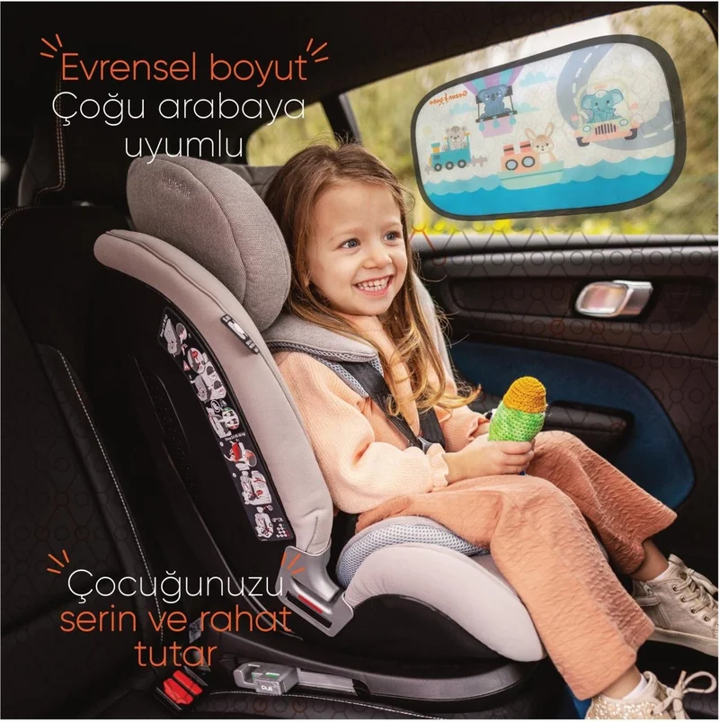 جينزبيبي Hero Baby Sunshade for Car