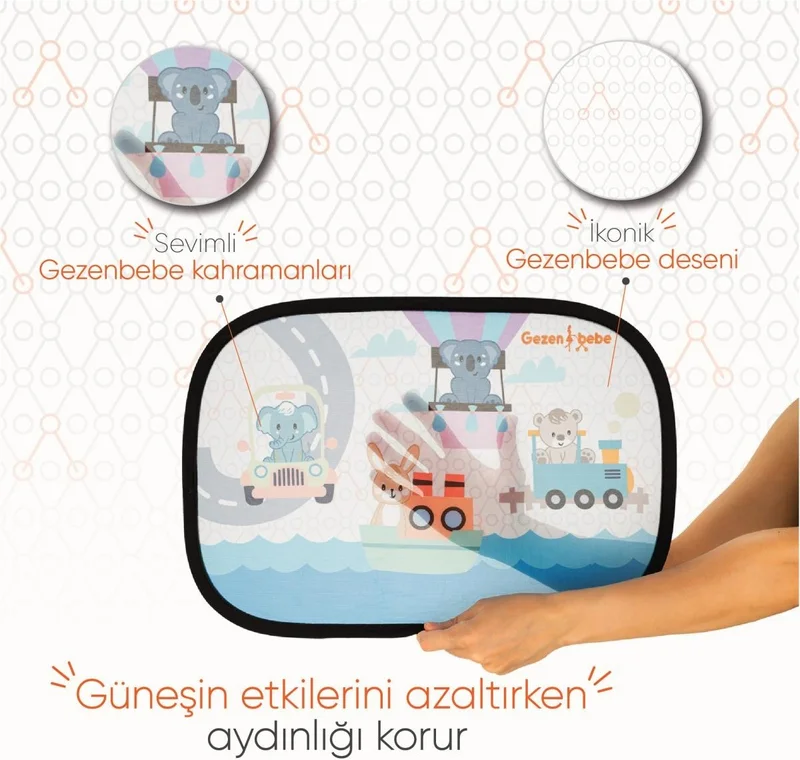 جينزبيبي Hero Baby Sunshade for Car