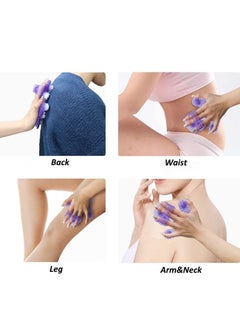Rubik Palm Shaped Massage Glove 360-degree-Roller Metal Roller Ball Beauty Body Care Pink  - Image 4