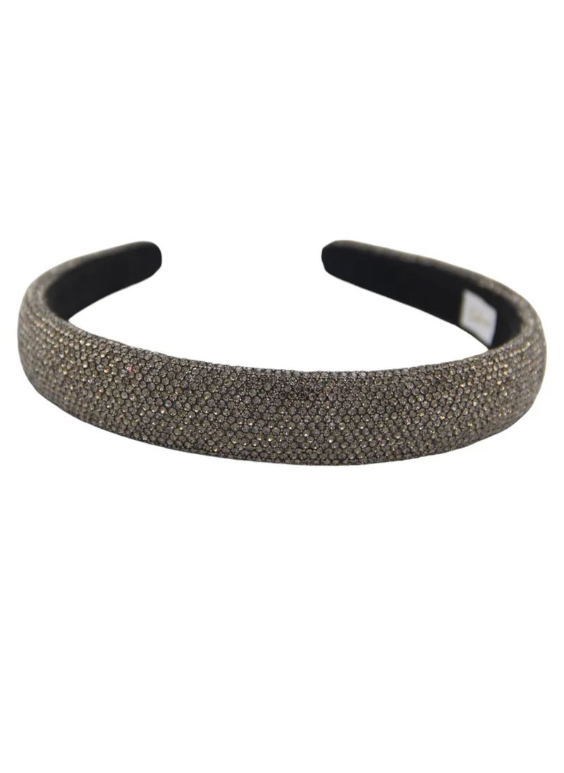 دىدانيالا Headband Emelly For Women's and  Girls Dark Grey Glittery