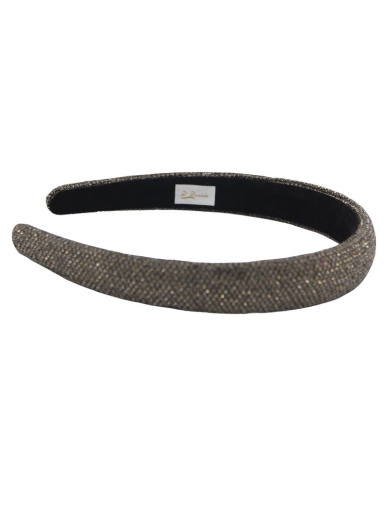 دىدانيالا عصابة رأس إميلي نسائي وبناتي رمادي داكن لامع - Image 3