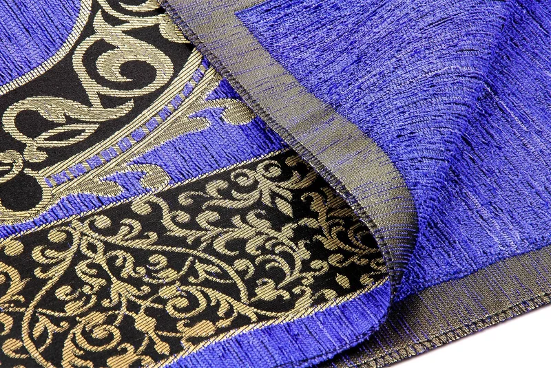 ايهفان Ihvan Luxury Ottoman Chenille Prayer Rug Prayer Beads Gift Purple
