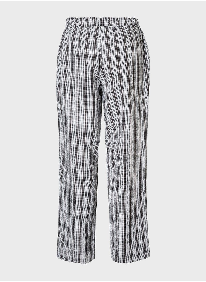 NOISY MAY - Nmannie Checkered Pattern Pants - Image 1