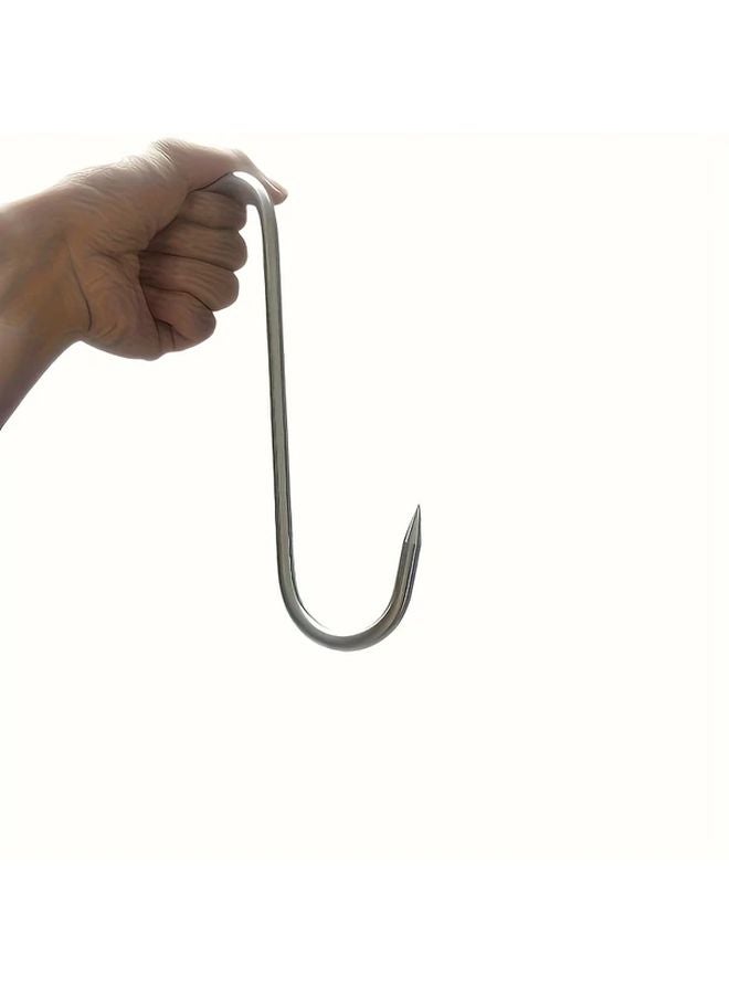 Extra Large Heavy Duty Stainless Steel Meat Hanging Hooks Professional Butcher Hooks - Image 4