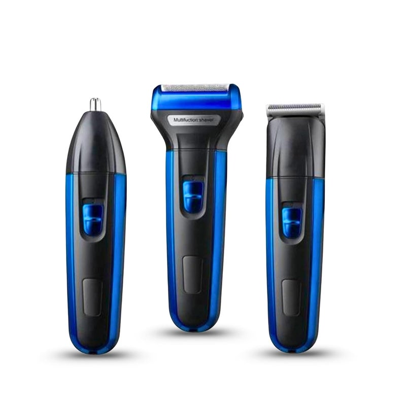 Concepta 3 in 1 Hair Trimmer for Men Hair Cutting - Rechargeable Electric Shaver, Hair Clipper, Nose & Beard Trimmer - Stainless Steel Blades - Corded & Cordless Use - Image 1