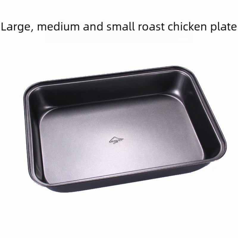 Non-Stick Cake Pan Deep Carbon Steel Rectangular Baking Pan - Even Heat Distribution Durable Easy Clean Multi-Use Bakeware for Home Kitchen Professional Bakers Beginners - Image 2