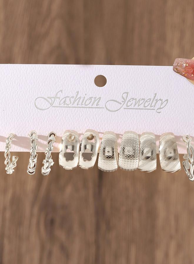 Take Two Set of 6 - Assorted Circle Earrings