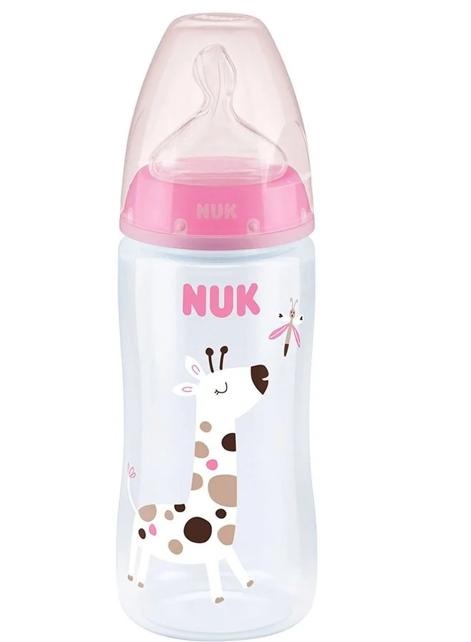NUK First Choice Plus Baby Bottle 300Ml With Teat - Assorted