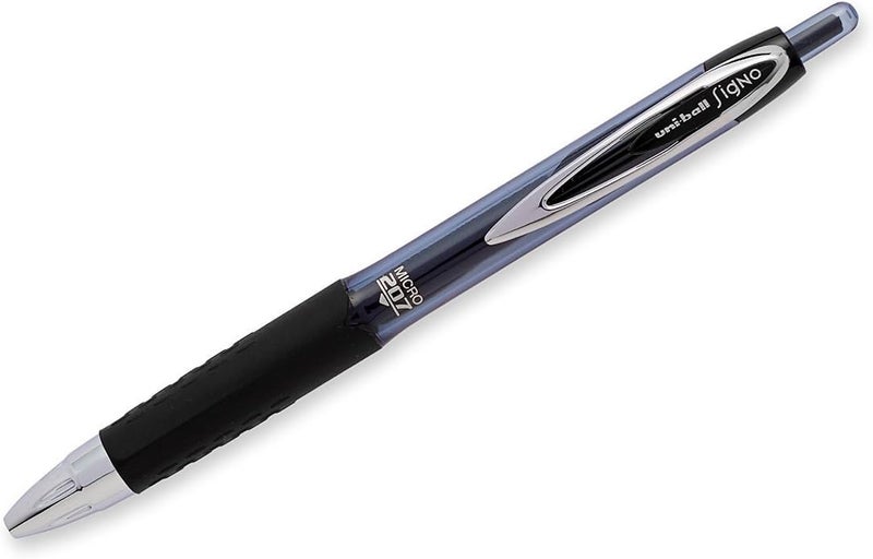 Uniball Uni-Ball Signo 207 Retractable Gel Pen - Pack of 6 - Image 2