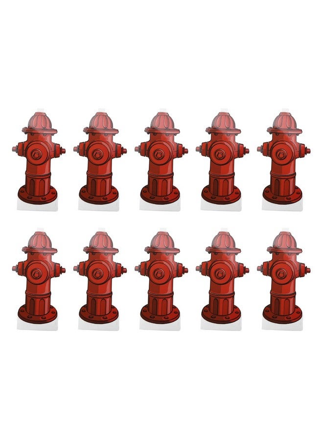 GLOGLOW 10Pcs Dog Pee Pad Trainer, Paper Fire Hydrant Target Pet Diaper Pad For Male Puppies Dogs Potty Training 18.5 X 10Cm/7.3 X 3.9In - Image 1