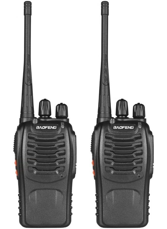 Baofeng Handheld Portable FM Tranciever Ideal for Outdoor activities, Camping, Hiking, Cycling, Construction site and remote areas  - Image 1