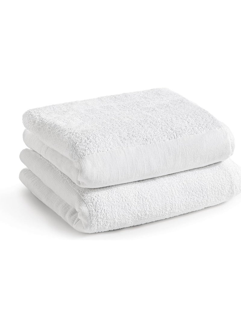 REBENUO Ihram 2-Piece Hajj And Umrah Religious Cloth For Men Ahram Ehram Soft White-1400g  - Image 5