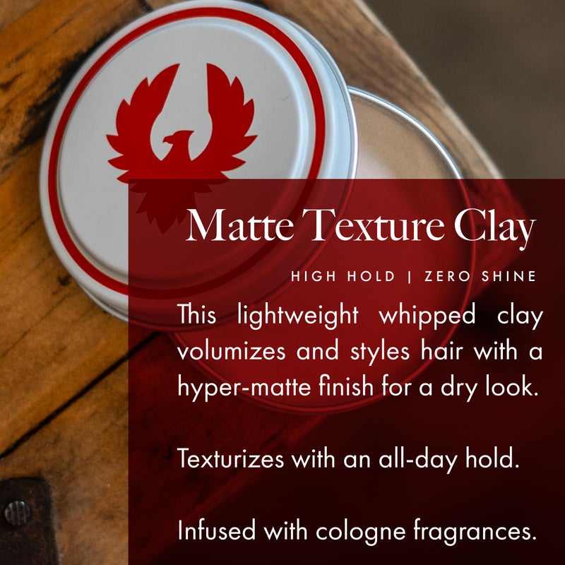 Atlas Matte Texture Clay 2.4 Ounce is a No Shine, Ultra Lightweight, Medium to Firm Hold, Thickening, Texturizing, Separating, Hair Styling and Grooming Product for Men and Women - Image 4