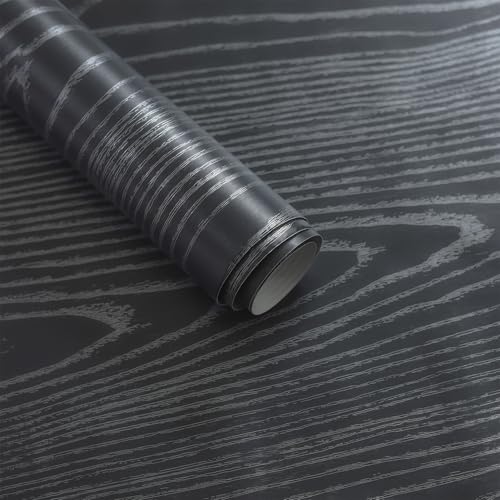 HOMEMATES Self-Adhesive Wallpaper Waterproof Old Furniture Vinyl Stickers Wooden Door Wardrobe Desktop PVC Wall Papers 45 X 304 CM- (Brown Wood) - Image 2