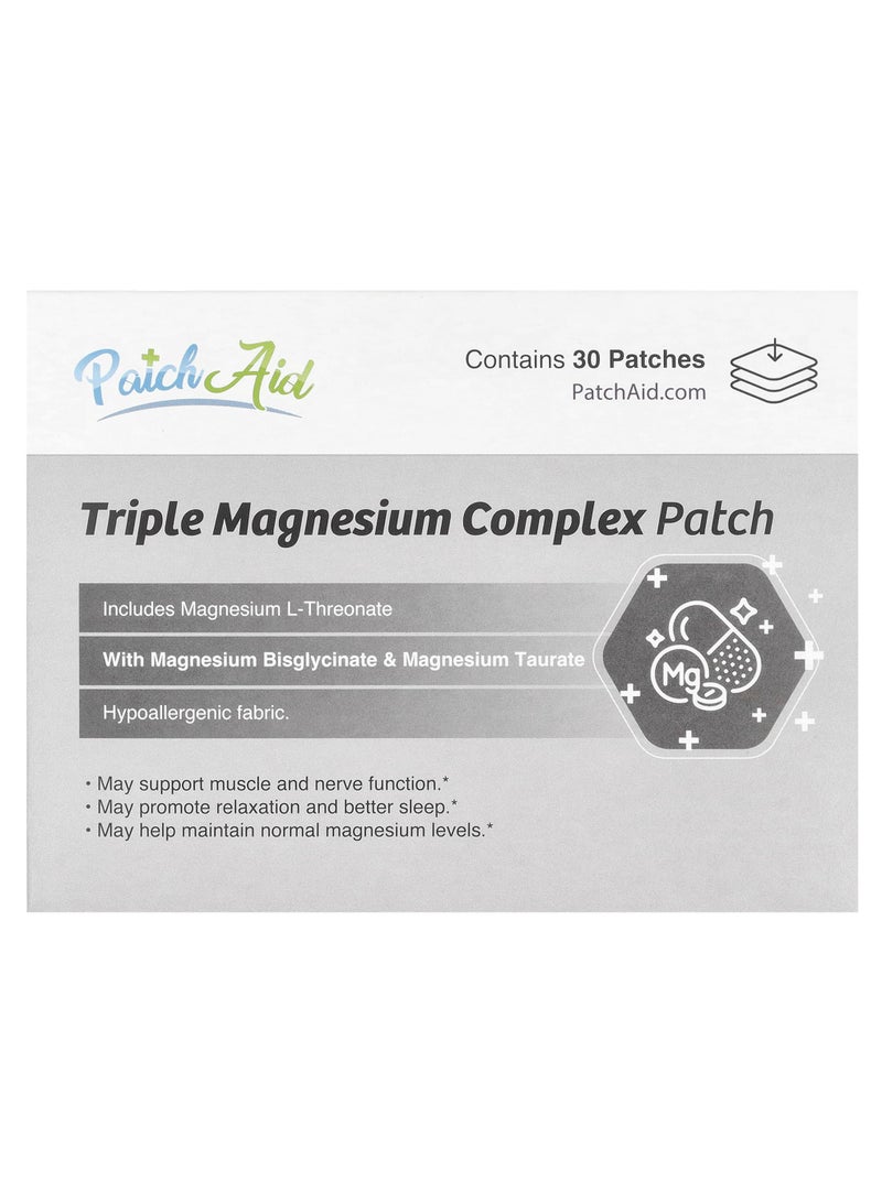 PatchAid Triple Magnesium Complex Patch, 30 Patches