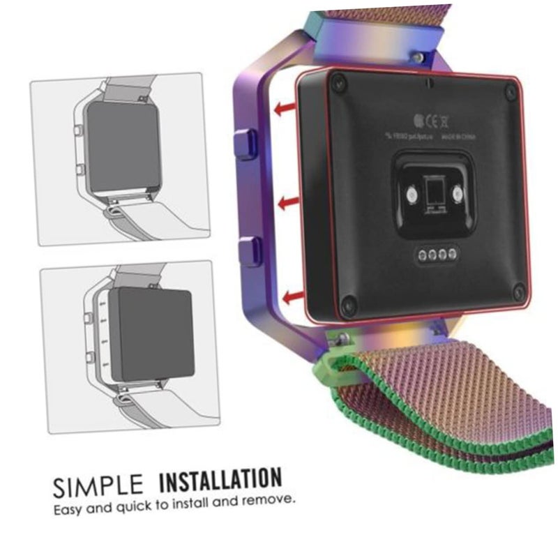 Blue Stainless Steel Frame Holder For Light Watch Accessory Sturdy Design Replacement - Image 3