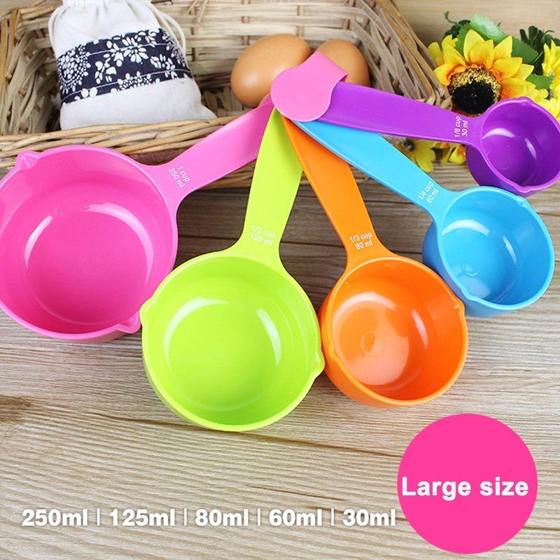 INKULTURE Baking Measurement Measuring Cups and Spoons Set 5 Piece messuring Cup - Image 3