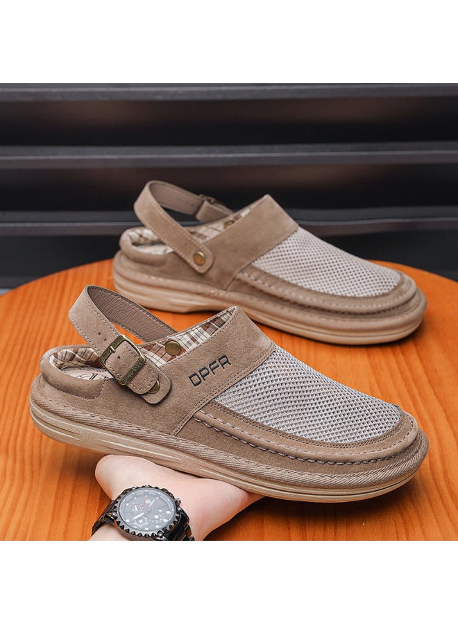 Men's Breathable Mesh Casual Sandals with Soft Sole & Adjustable Buckle for Walking, Travel & Everyday Wear - Image 5