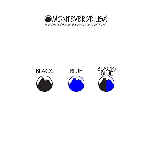 Monteverde 5 Pack - Monteverde"K" Style Ballpoint Refill to Fit Sheaffer Ballpoint Pens, Gel Ink, Fine Point, Soft Roll, S42, (Bulk Packed) (Black) - Image 3