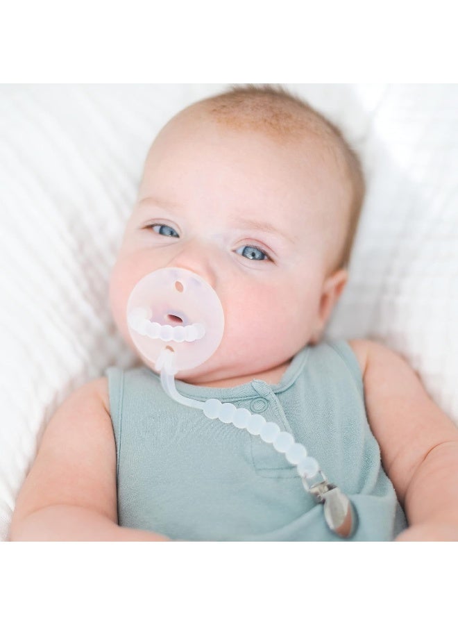 Ryan & Rose Cutie Clip Judy - Pacifier Clip Holder Silicone (Judy, Clear) - Image 3