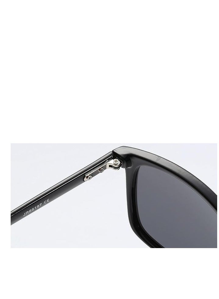 نظارة شمسية بإطار بلاستيكي عاكسة ومستقطبة Uv400 للنساء والرجال - Image 4