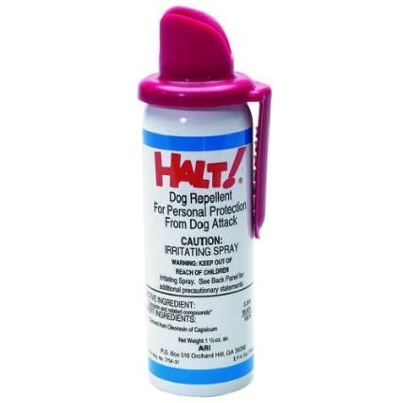 Petslover Halt II Dog Repellent Spray Repeller 1.5 oz Personal Protector Stop Agressive Dog Attack - Image 1