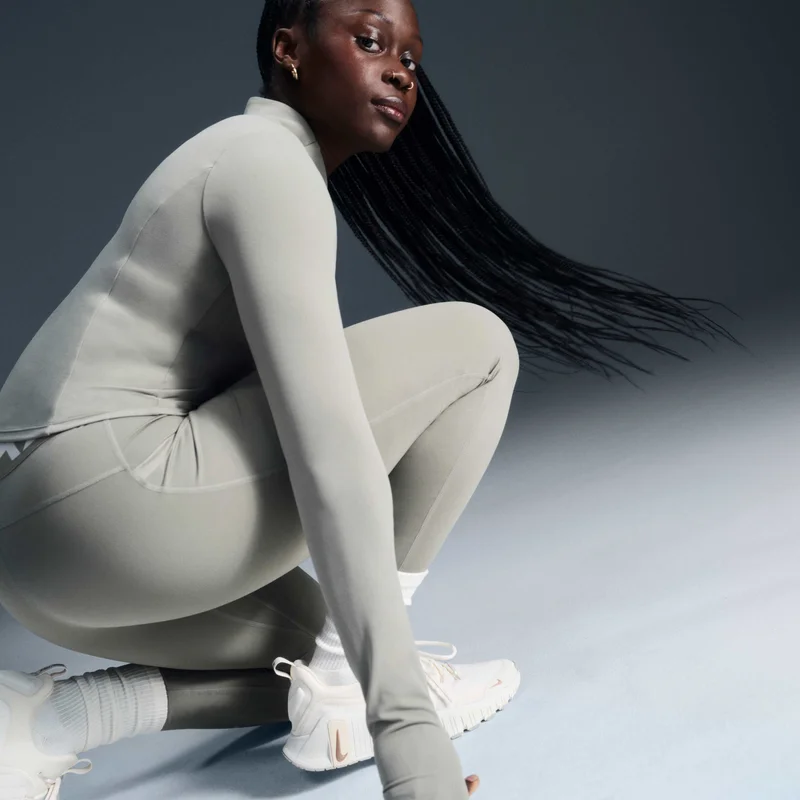 Nike Women's Zenvy Dri-FIT Full-Zip Yoga Top