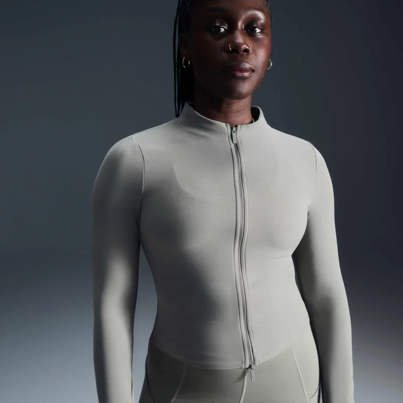 Nike Women's Zenvy Dri-FIT Full-Zip Yoga Top