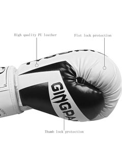 yongsheng Boxing Gloves for Men Women,Leather Boxing Gloves for Punching Bag,Kickboxing,Muay Thai Fighting Gloves-10OZ  - Image 4