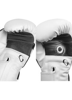 yongsheng Boxing Gloves for Men Women,Leather Boxing Gloves for Punching Bag,Kickboxing,Muay Thai Fighting Gloves-10OZ  - Image 2