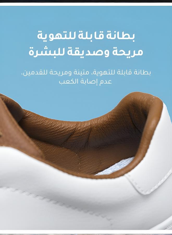 حذاء جلدي كاجوال للرجال بدون أربطة [متوفر حتى مقاس 48] - Image 5