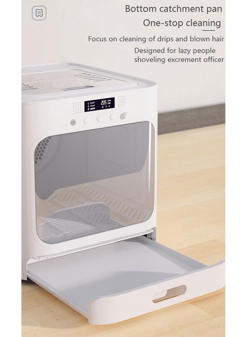 Cool Baby COOLBABY Intelligent Pet Drying Box,Household Pet Dryer,Automatic,Temperature Control,Full-Bottom Air Supply,Quiet,White - Image 4