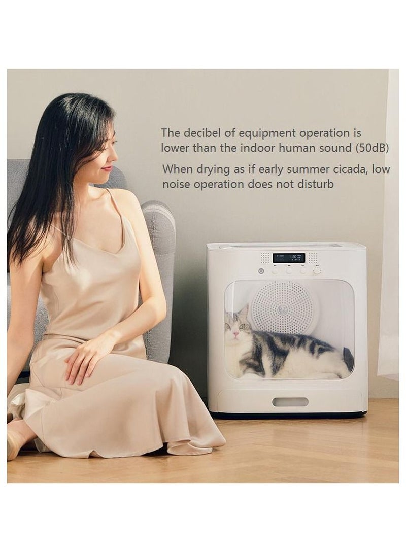 Cool Baby COOLBABY Intelligent Pet Drying Box,Household Pet Dryer,Automatic,Temperature Control,Full-Bottom Air Supply,Quiet,White - Image 3