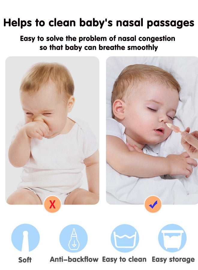Sharpdo Baby Nasal Aspirator, Nose Aspirator for Toddlers, Infant Nose Cleaner - Image 2