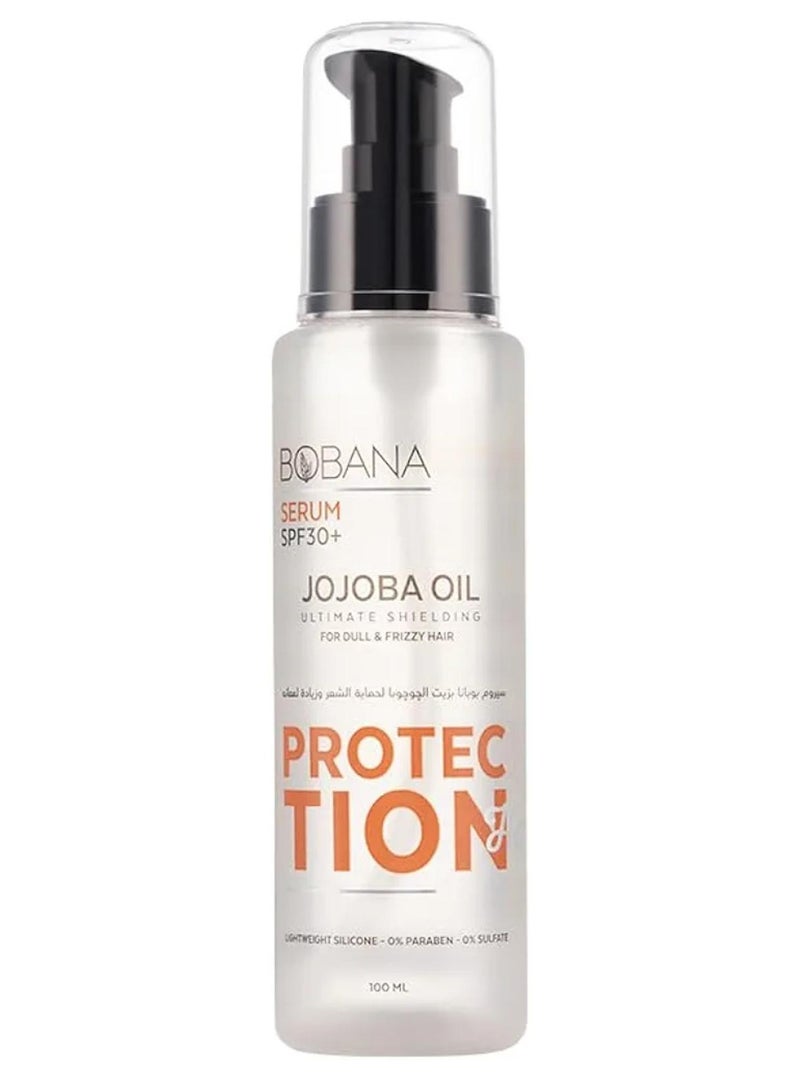 سيروم بوبانا بزيت الجوجوبا للشعر الباهت والهايش مع حماية SPF30+، 100 ملل
