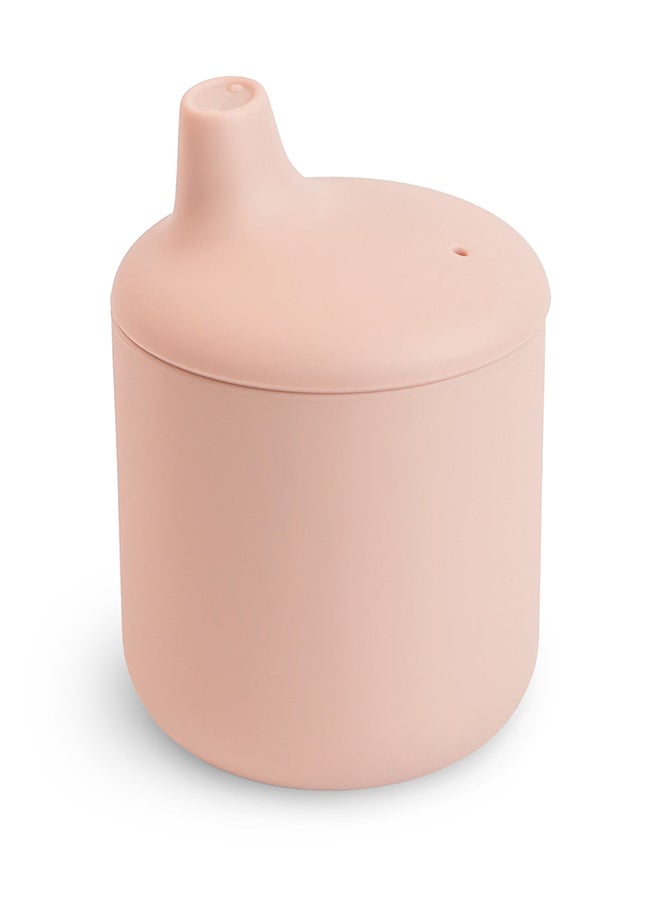 mushie كوب سبي من سيليكون موشي بلون الخوخي - Image 1