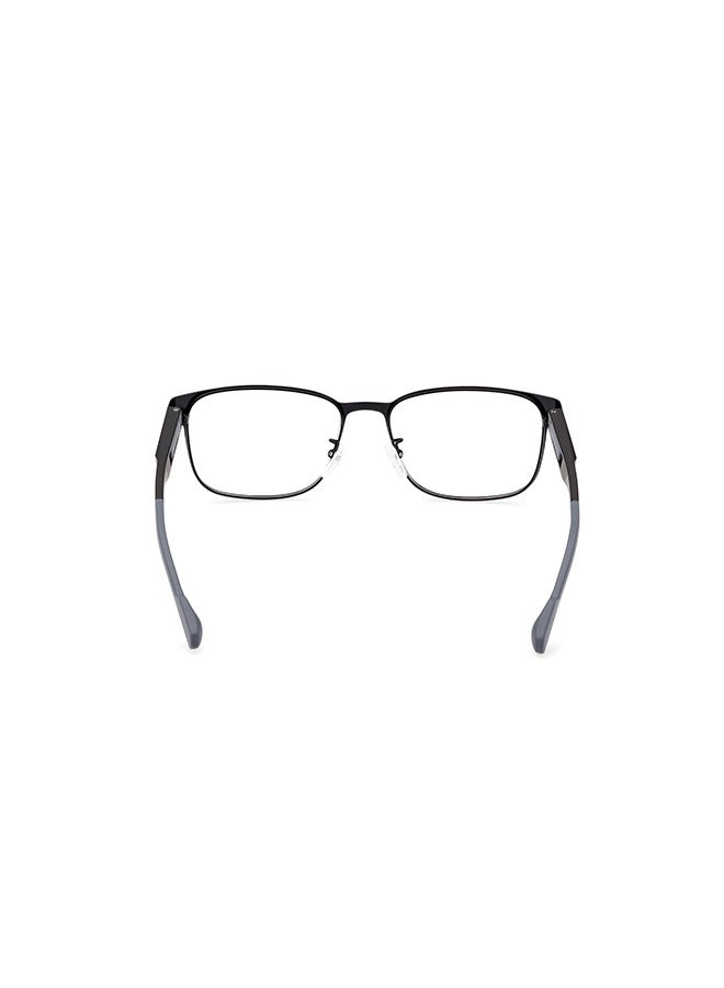 اديداس إطارات نظارات رجالية مستديرة باللون الأسود غير اللامع من أديداس، طراز SP503500255، مقاس 55 مم. - Image 4