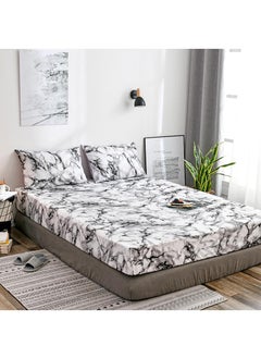 3-Piece Marble Patterned Bed Sheets Mattresses Breathable Mattress Cover - pzsku/Z92728DF5A6CBA51F53FCZ/45/_/1713610111/2184af47-653e-41b2-a0f6-659b2af1cef5