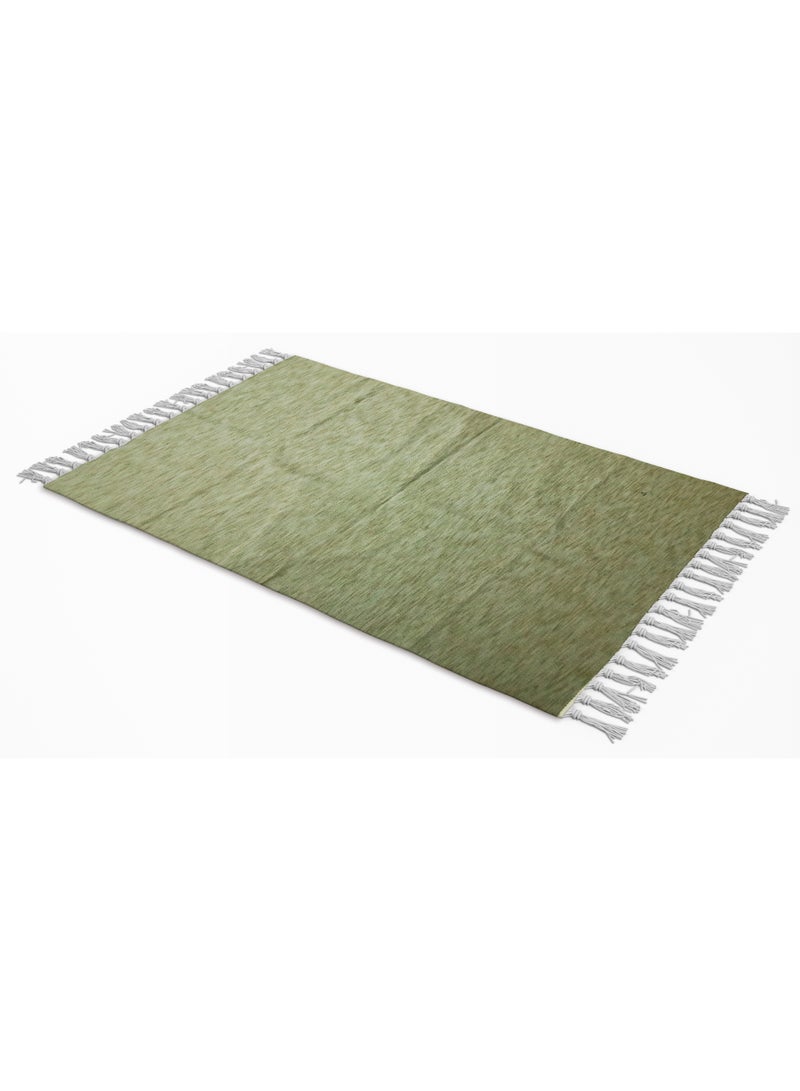 handmade wool rug -1.95*1 m-green - Image 2