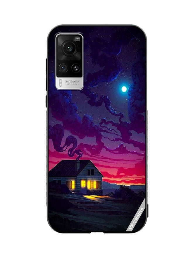 VR CREATIVE Protective Case Cover For Vivo X60 Pro House Design Multicolour - Image 1