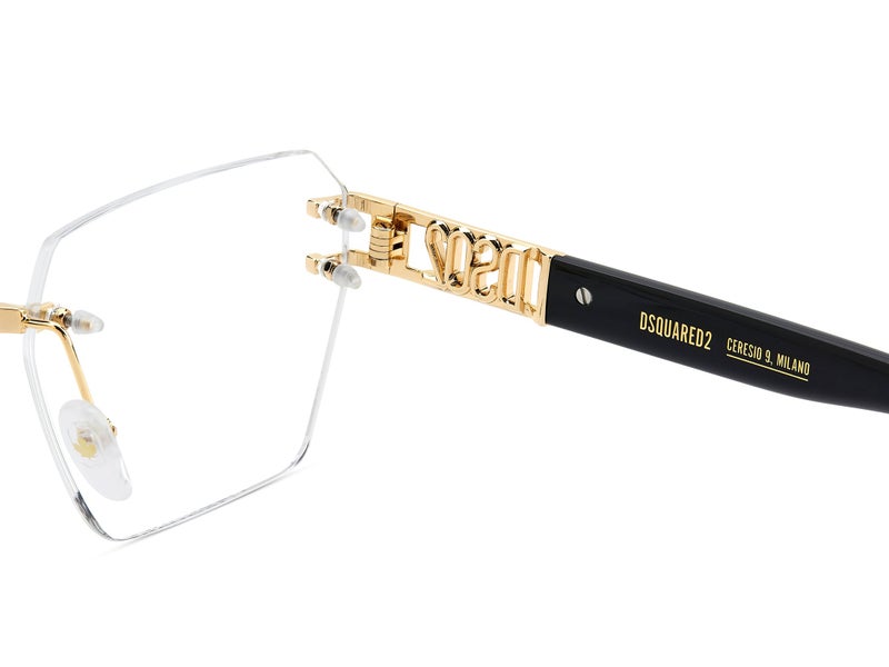 Dsquared Men Square Frames  57 D2 0173 - Image 3