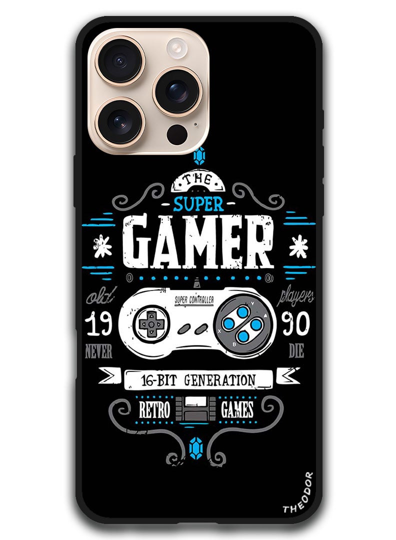 Theodor Protective Case Anti Scratch Shock Proof Bumper Cover For iPhone 16 Pro Max (6.9)-inch Super Gam - Image 1