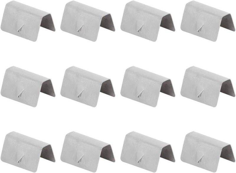 woobles Wind Deflector Clips,12Pcs Car Wind Rain Deflector Channel Stainless Steel Fixing Retaining Clips Fit for HEKO G3 - Image 5
