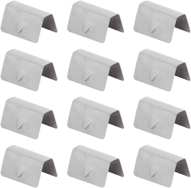 woobles Wind Deflector Clips,12Pcs Car Wind Rain Deflector Channel Stainless Steel Fixing Retaining Clips Fit for HEKO G3 - Image 1