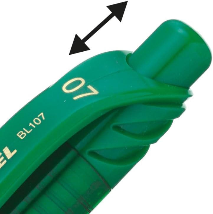 Pentel EnerGel Gel Pen 0.7mm - Green Pack of 12 - Image 4
