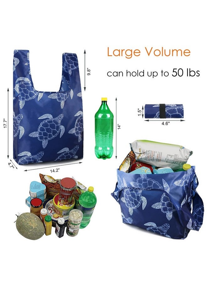 BeeGreen Christmas Gifts Animal Lover Gifts for Women Reusable Grocery Bags Foldable Shopping Totes 12 Pack Cute Holiday Bags with Handles Large Cloth Gift Bags Cute Groceries Bags Bulk Heavy Duty - Image 3