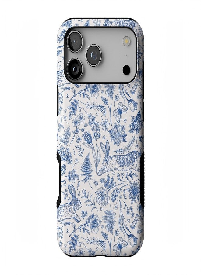 Casely جراب Casely لهاتف iPhone 17 Pro Max | هوب آند بلوم | بنقشة الأرنب | تصميم جريء وواقي | متوافق مع MagSafe - Image 1