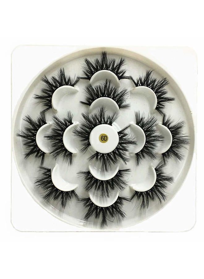 DAODER False Eyelashes Fluffy Faux Mink Lashes 3D Wispy Lashes 7 Pairs Pack Dramatic Long Thick Volume Fake Eye Lash Multipack - Image 1