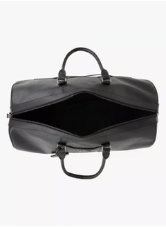 Tommy Hilfiger Plus Tommy X Mercedes Black Leather DUFFLE Bag For Men  - Image 3