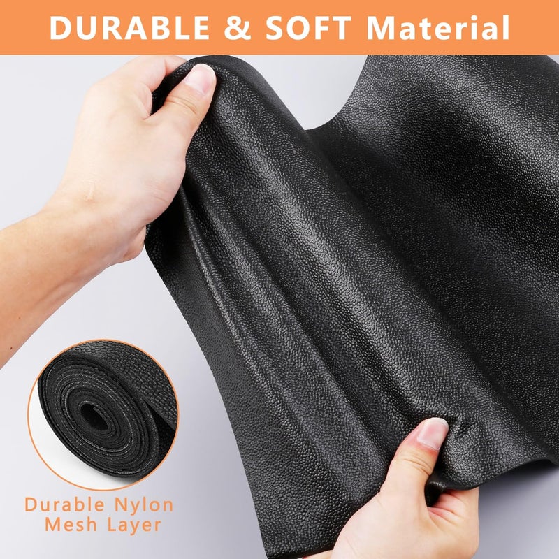 WochiTV Shelf Liner for Cabinets, Drawer Non Adhesive Non Slip Foam Mat for Kitchen, Pantry, Bathroom, Cupboard, Garage, Closet, Shelves, Drawer, Tool Box, Black 11.8 x 59 inches - Image 2